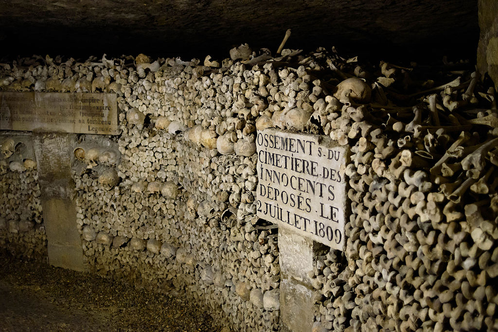 Explore the history of France with interesting sites like the Catacombs