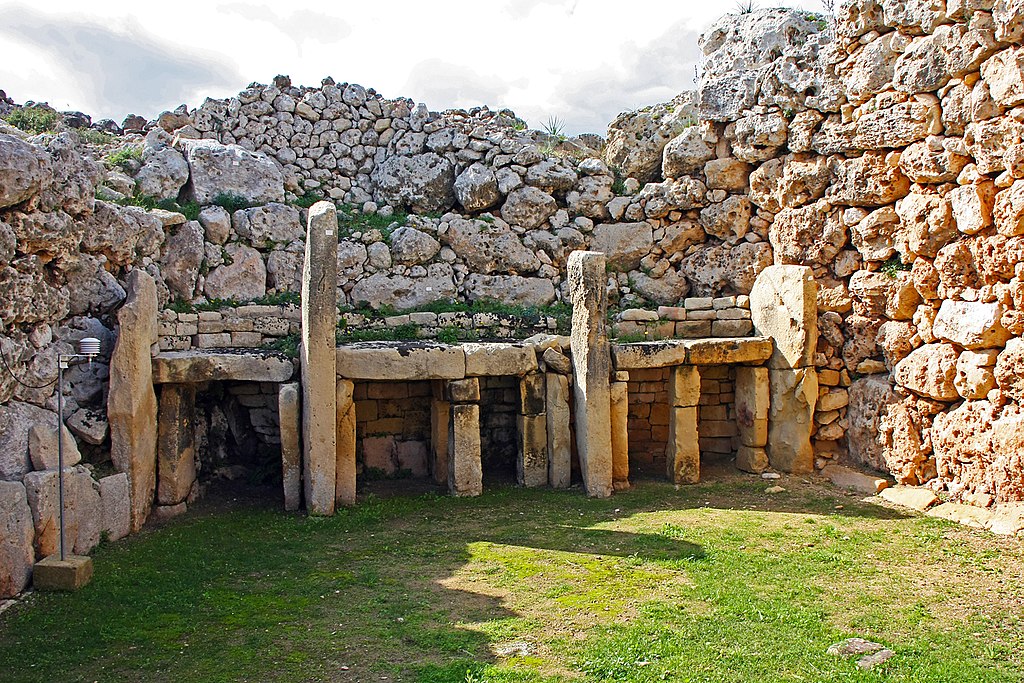 Ggantija Temples near Xaghra on the island of Gozo