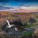 Palouse Falls at sunset, Eastern Washington, Washington State