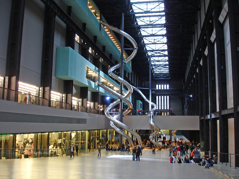 Atrium in the Tate Modern, one of the best free things to do in London