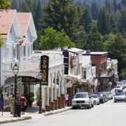 Broad Street in Nevada City, California