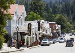 Broad Street in Nevada City, California