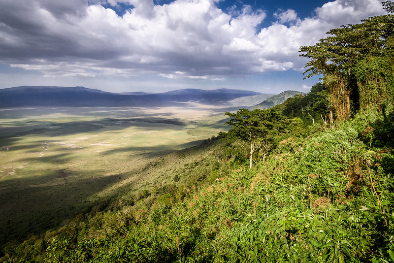 View of Ngorongoro Crater, Tanzania, East Africa