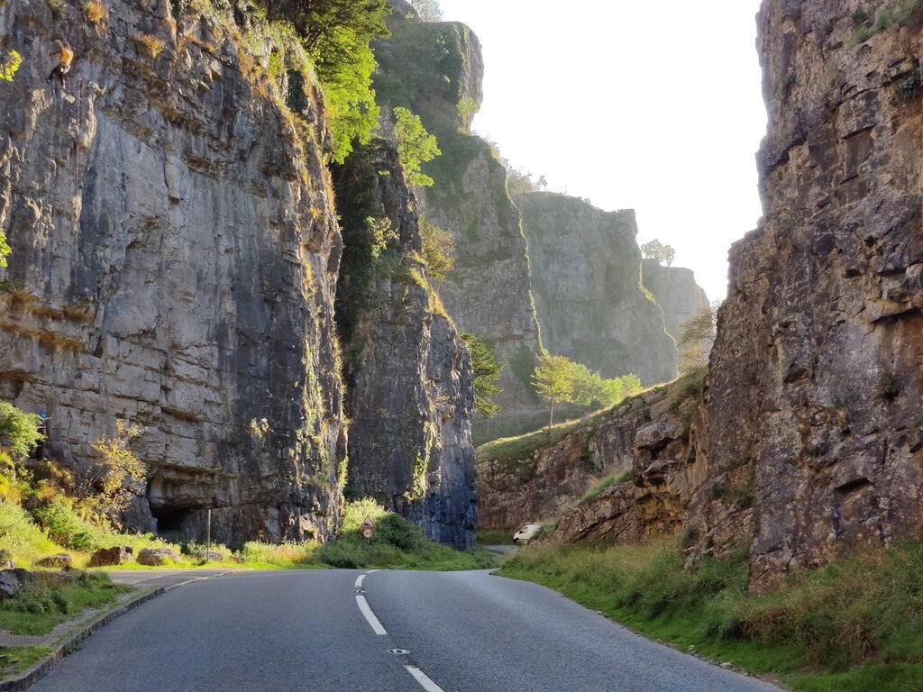 Cliff Road in the Cheddar Gorge