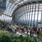 Hang out in the Sky Garden with a view of London below