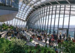 Hang out in the Sky Garden with a view of London below
