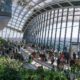 Hang out in the Sky Garden with a view of London below