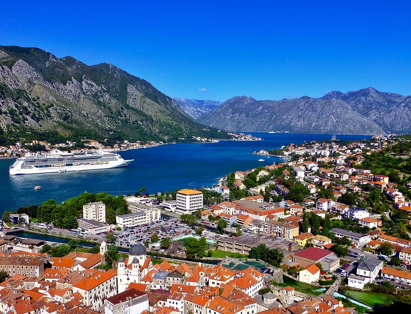The Bay of Kotor in Montenegro