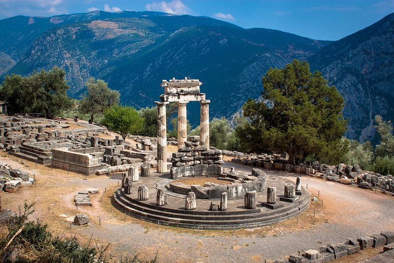 Tholos at the Temple of Athena Pronaia, Delphi