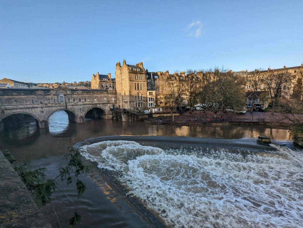 The City of Bath at the end of Cotswold Way