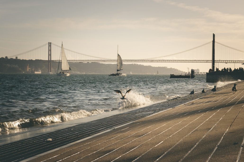 Cais das Colunas, Praça do Comércio, Lisboa, Portugal