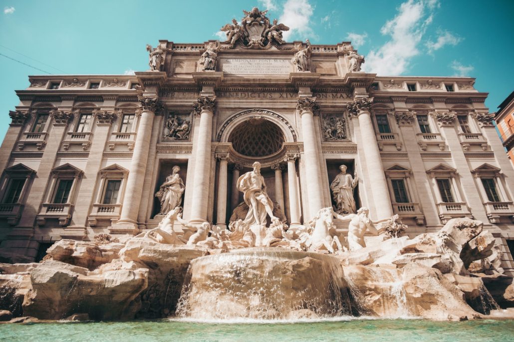 The Trevi Fountain, Rome, Italy