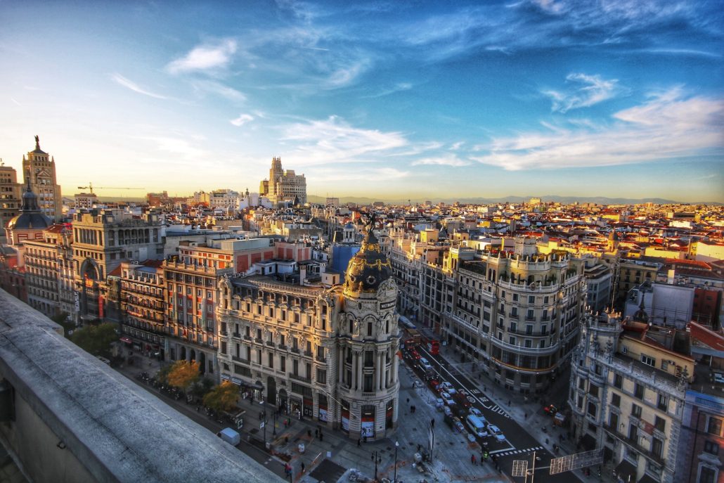 Gran vía - Madrid, Spain