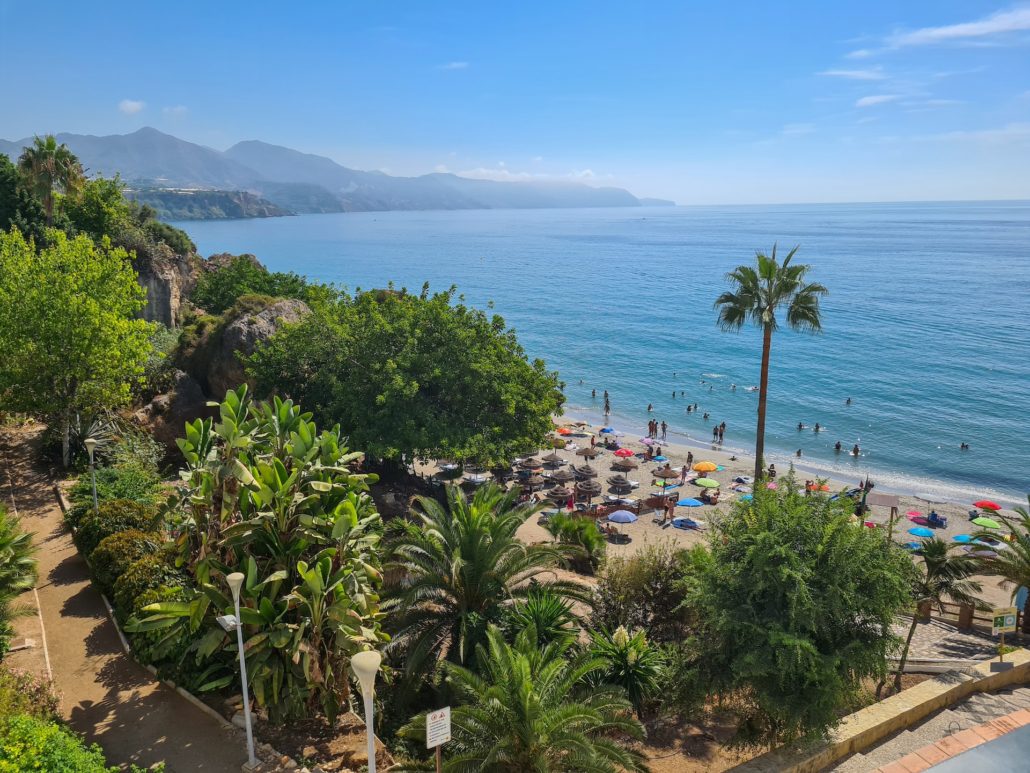 Nerja Beach on the Costa del Sol