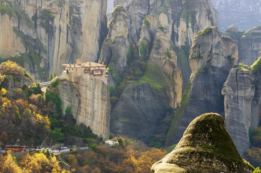 Monastery in Meteora, Greece