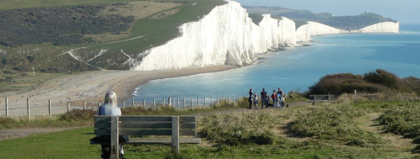 Seven Sisters in Eastbourne along the South Downs Way
