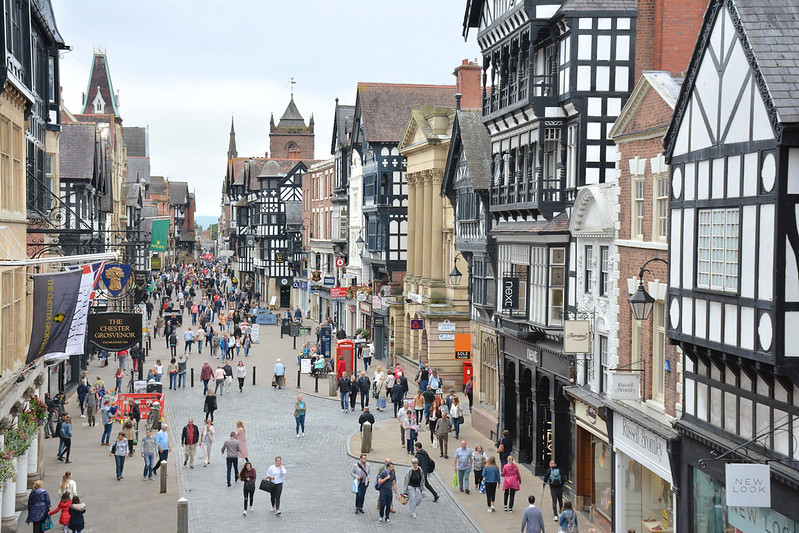 The Mediaeval town of Chester, England