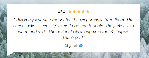 Customer review of the Weston Heated Jacket