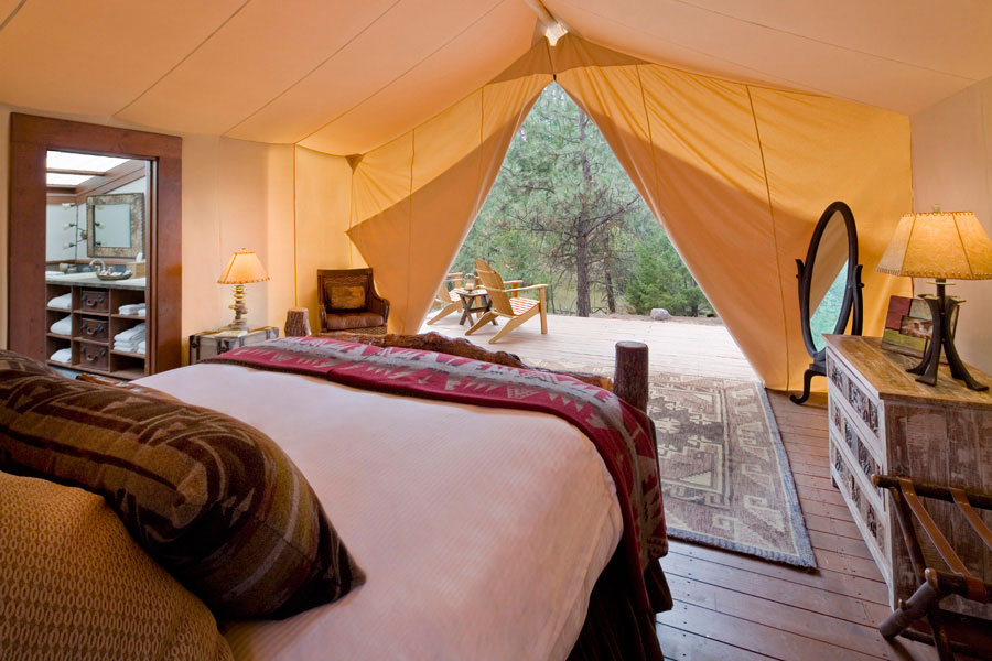 Glamping is a great way to experience the great outdoors in comfort